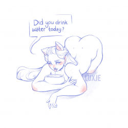 Drink water - Post card